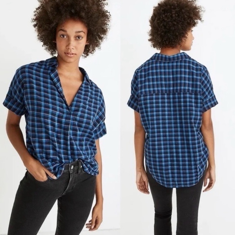 Madewell Women’s Plaid Popover Shirt
